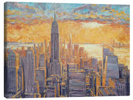 Leinwandbild Empire State Panorama - Paul Simmons