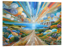 Acrylglasbild Jeder Tag bricht an - Ángeles M. Pomata