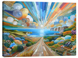 Leinwandbild Jeder Tag bricht an - Ángeles M. Pomata