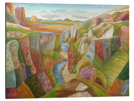 Alubild Atmen Sie tief durch