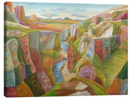 Leinwandbild Atmen Sie tief durch