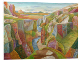 Hartschaumbild Atmen Sie tief durch