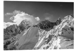 Acrylglasbild Bergwelt am Mont Blanc - Christian Müringer