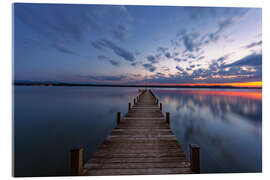 Acrylglasbild Sonnenuntergang am Starnberger See - Achim Thomae