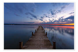 Wandbild Sonnenuntergang am Starnberger See - Achim Thomae
