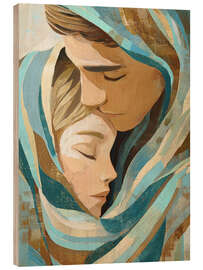 Holzbild Geborgenheit im Licht - artill