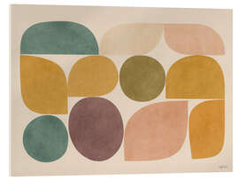 Acrylglasbild Weiche Formen