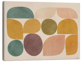 Leinwandbild Weiche Formen