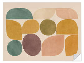 Wandsticker Weiche Formen