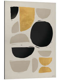 Magnettafel Goldener Kontrast