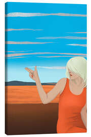 Leinwandbild Desert Girl