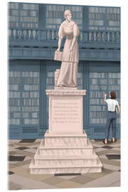 Acrylglasbild Ein eigenes Zimmer - Silja Goetz