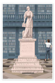 Wandbild Ein eigenes Zimmer - Silja Goetz