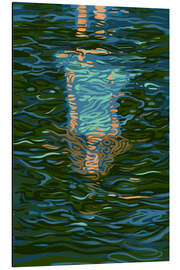 Tableau en aluminium Mirror image - Silja Goetz