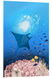 Acrylglasbild Unter dem Meer