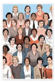 Wandbild Ein eigenes Zimmer - Silja Goetz