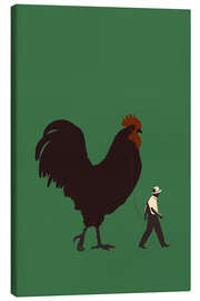 Leinwandbild Großer Hahn - Silja Goetz