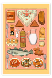 Wandbild Semana Santa - Silja Goetz