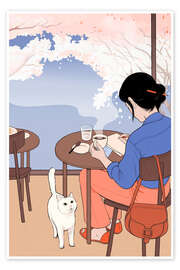 Wandbild Heiße Schokolade - Silja Goetz