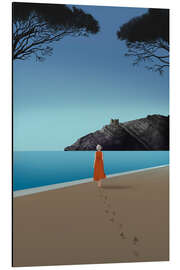 Alubild Zu Fuß zum Meer