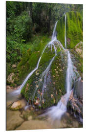 Tableau en aluminium Green Waterfall - Jens Sieckmann