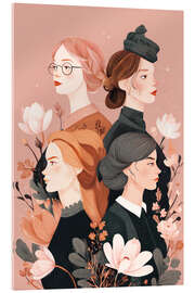 Tableau en verre acrylique Feminism - pixelliebe