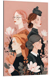 Aluminium print Feminism - pixelliebe