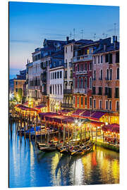 Alubild Canal Grande Abend, Venedig
