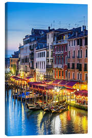 Leinwandbild Canal Grande Abend, Venedig