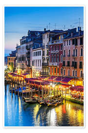 Wandbild Canal Grande Abend, Venedig - Jörg Gamroth