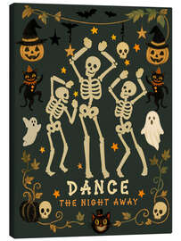 Leinwandbild Dance the night away Halloween party - Tori Taika