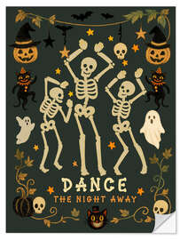 Wandsticker Dance the night away Halloween party - Tori Taika