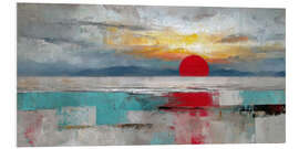 Hartschaumbild Morgenrot