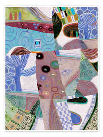 Wandbild Patchwork - Eugen Stross