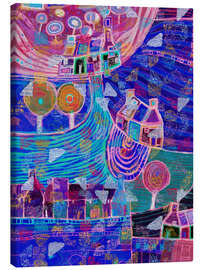 Leinwandbild Paradiesgarten - Eugen Stross