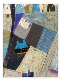 Wandbild Felder - Eugen Stross