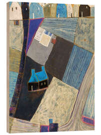 Holzbild Felder - Eugen Stross