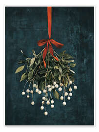 Poster Weihnachtsmistel
