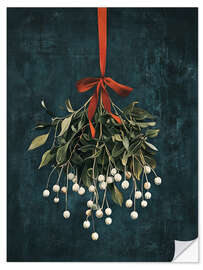 Wandsticker Weihnachtsmistel