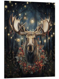 Magnettafel Weihnachtselch