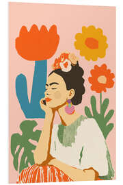 Hartschaumbild Frida Primavera