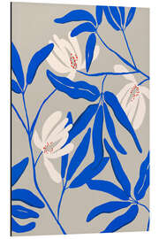 Aluminium print Blue and White - treechild