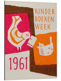 Magnettafel Birds and Book - Boekenweek