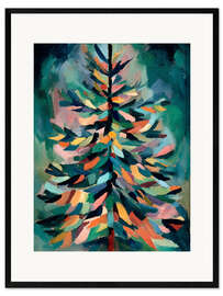 Gerahmter Kunstdruck Weihnachtsbaum