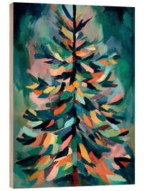 Holzbild Weihnachtsbaum