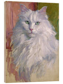 Holzbild Weiße Majestät