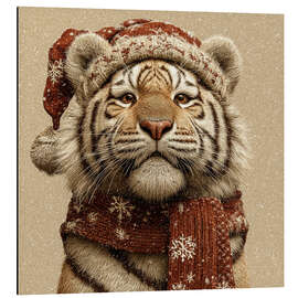 Magnettafel Der gemütliche Tiger