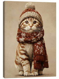 Leinwandbild Gemütliche Schnurrhaare