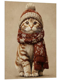 Hartschaumbild Gemütliche Schnurrhaare