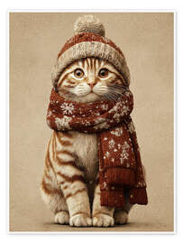 Poster Gemütliche Schnurrhaare